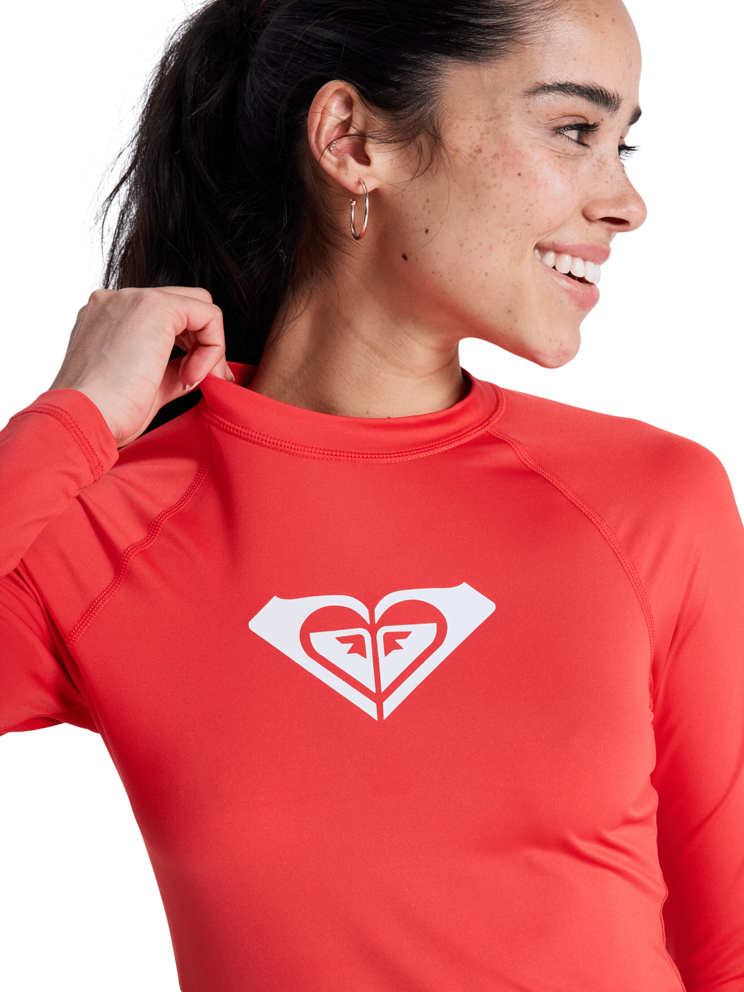 ROXY Performance Shirt 'Whole Hearted' in Red