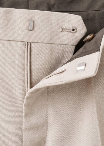 MANGO MAN Regular Hose 'Savoir' in Beige