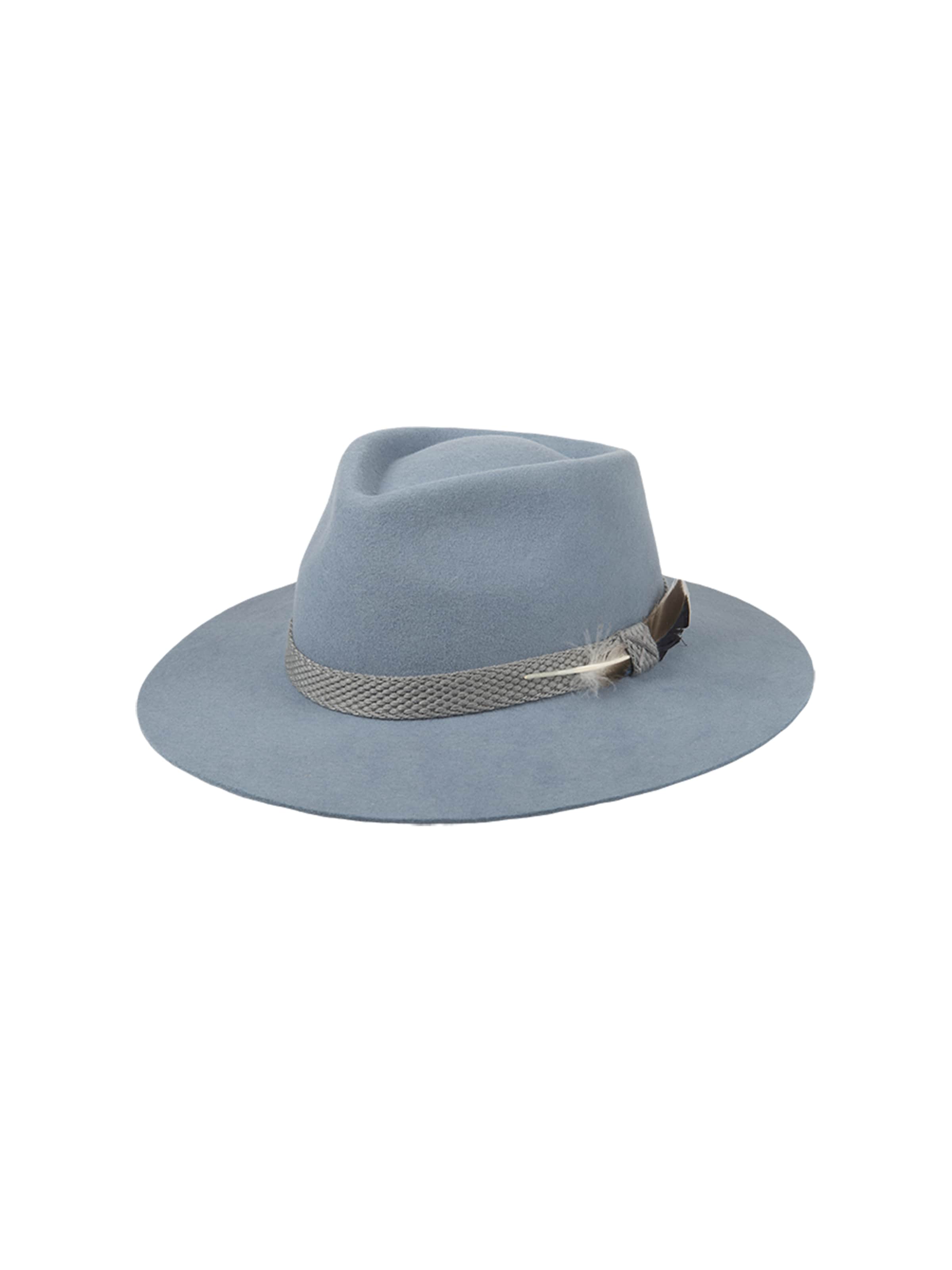 Hatland Hat 'Callery - Wool hat' in Blue: front