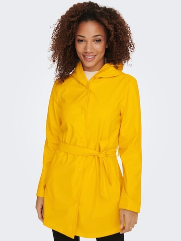 JDY Between-Seasons Coat 'Shelby' in Yellow: front