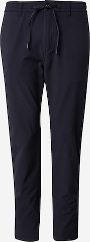 BOSS Tapered Chino trousers in Blue: front
