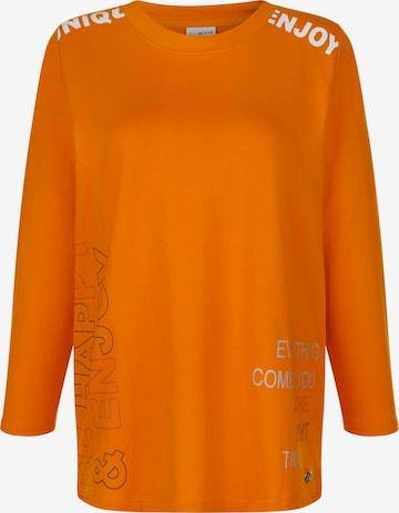 MIAMODA Sweatshirt in Orange: front