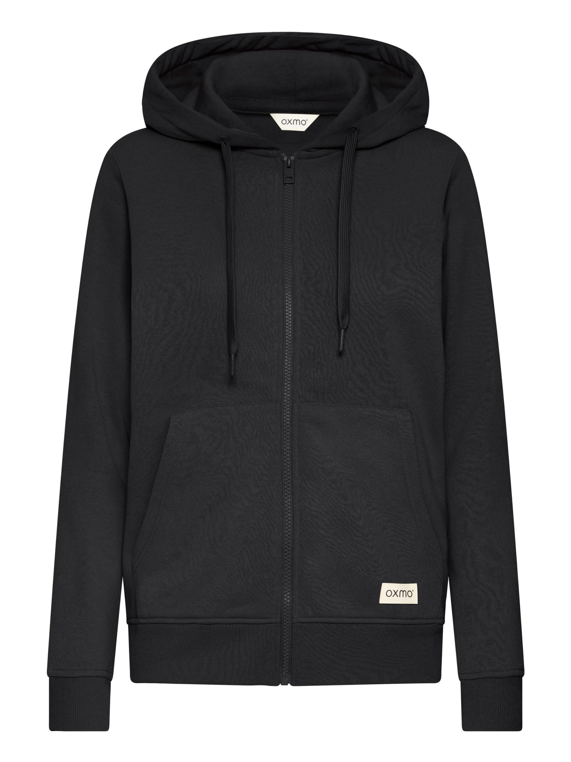 Oxmo Sweat jacket ' OXKAREN ' in Black: front