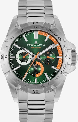 Jacques Lemans Analog Watch in Green: front