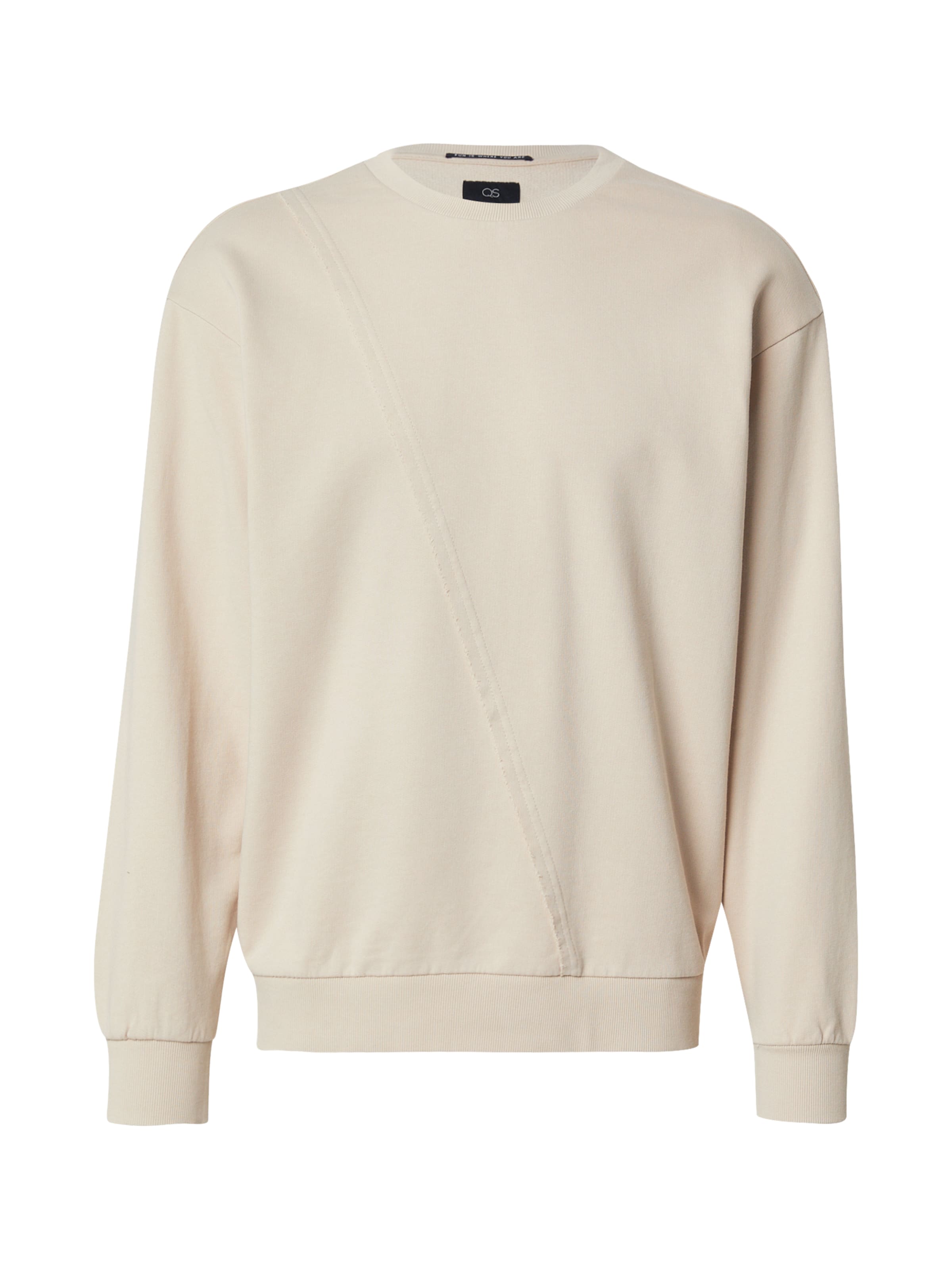 QS Свитшот в Бежевый: спереди