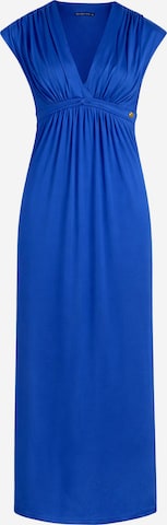 Chic by Lirette Jurk 'Kimono dress Natural' in Blauw: voorkant