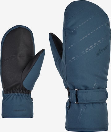 ZIENER Athletic Gloves 'KORVANA' in Blue: front