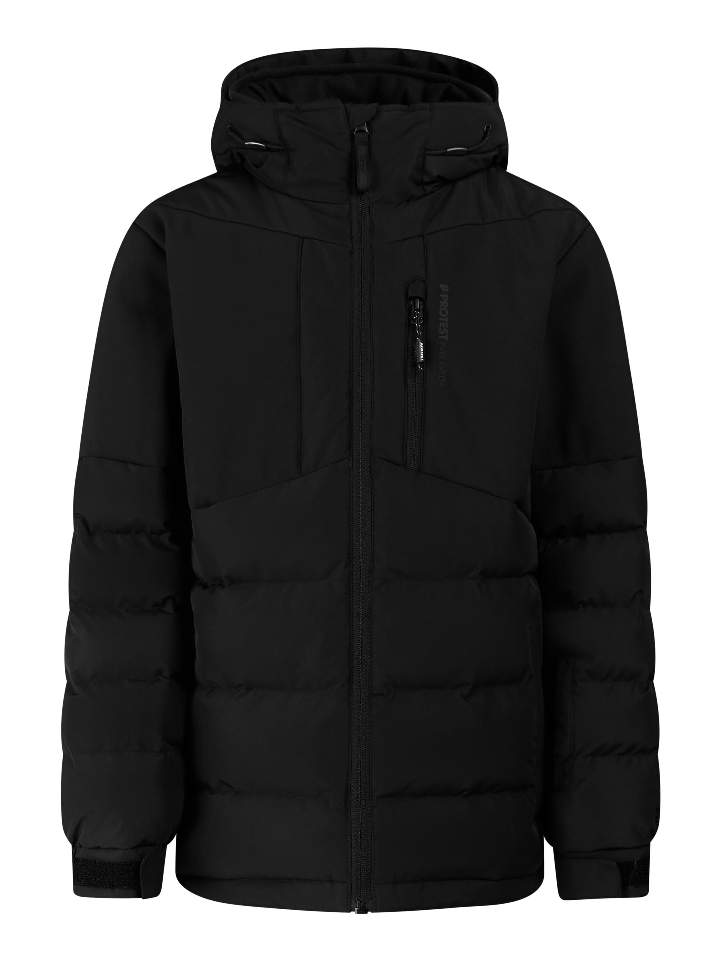 PROTEST Sportjacke 'PRTHunton JR'‌ in Schwarz: Vorderseite