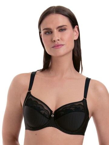 ROSA FAIA T-shirt Bra 'Sita' in Black
