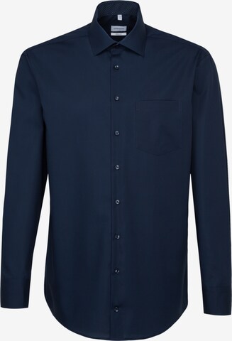 Coupe regular Chemise business ' Regular ' SEIDENSTICKER en bleu : devant