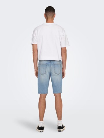 Only & Sons Regular Jeans in Blauw