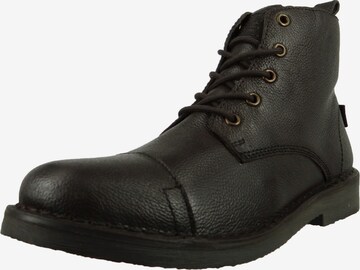 LEVI'S ® Lace-Up Boots 'Track' in Brown: front