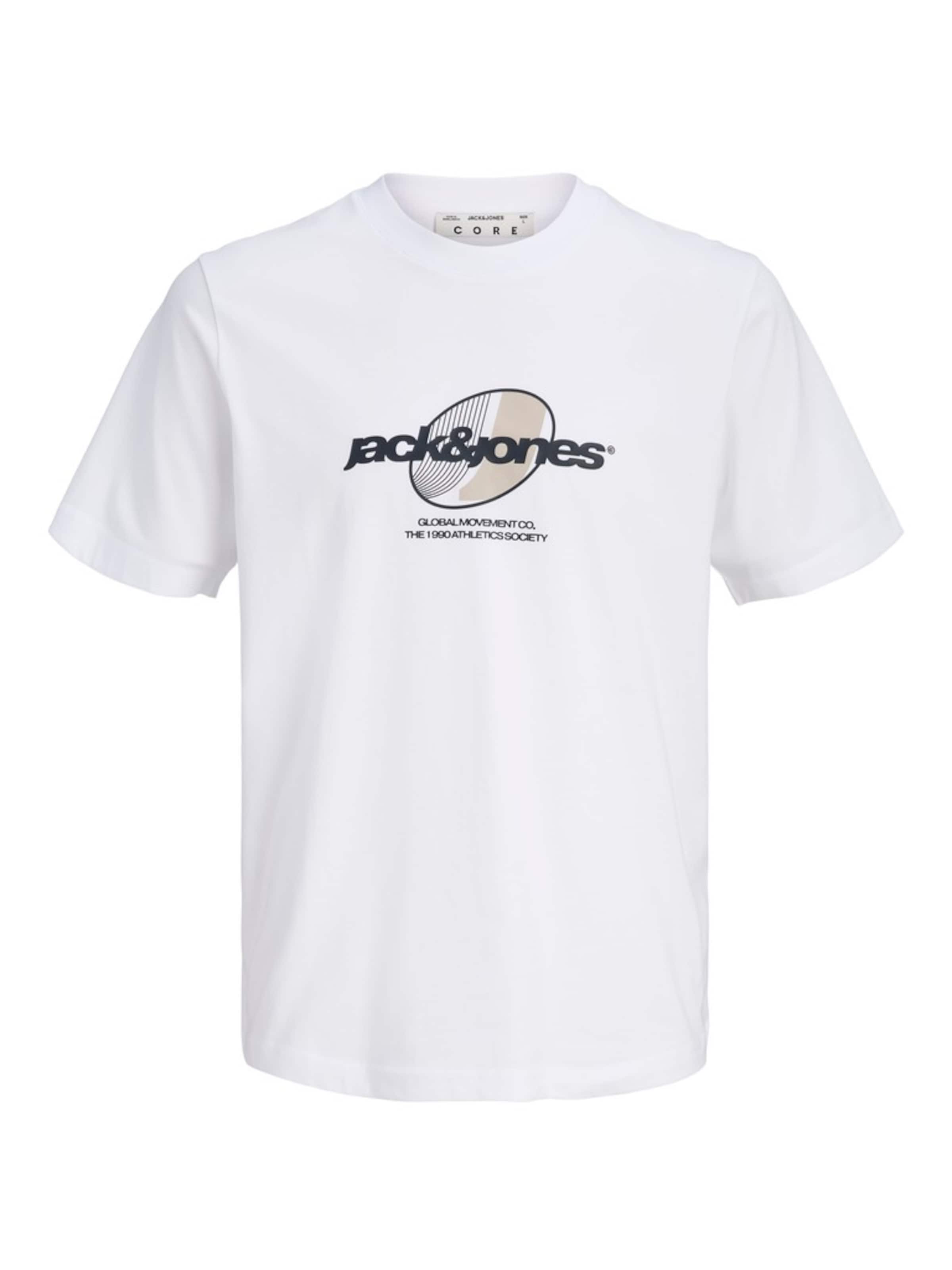 JACK & JONES Футболка 'JCOClub' в Белый: спереди