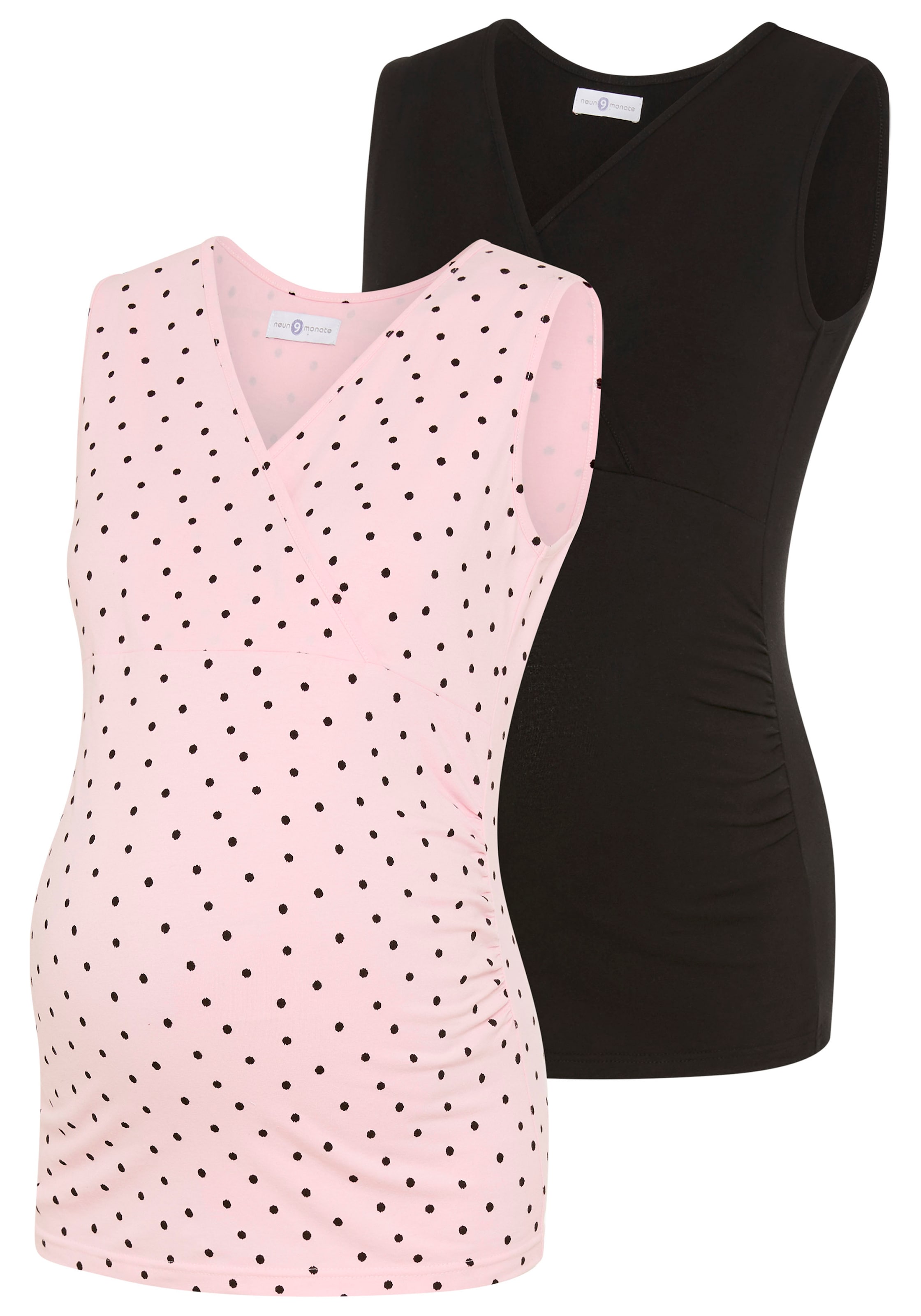 Neun Monate Top in Pink: Vorderseite