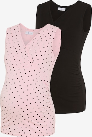 Neun Monate Top in Pink: Vorderseite