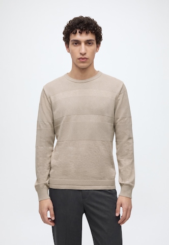 Pullover 'Hannes' di Kronstadt in beige: frontale