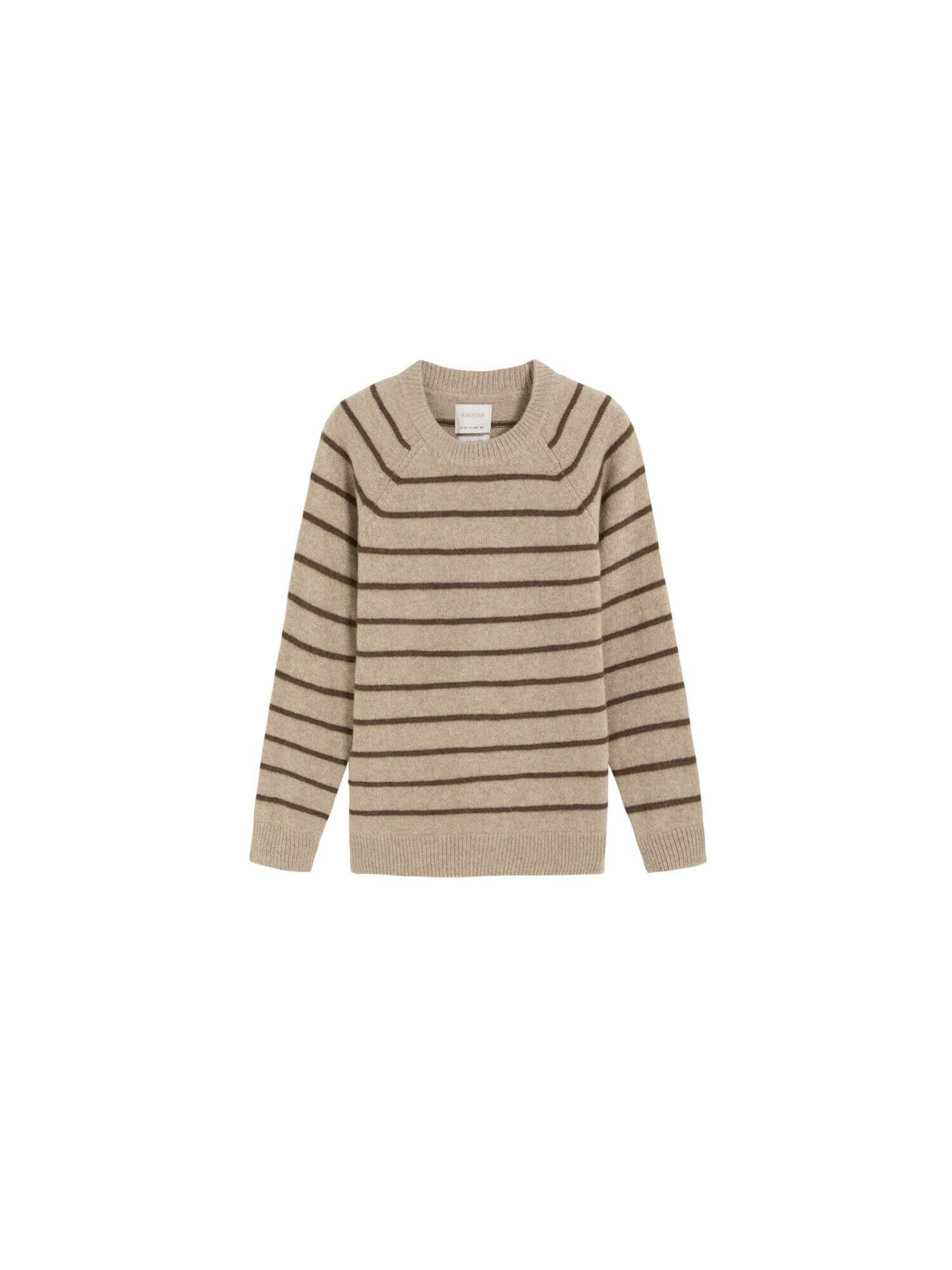 Scalpers Sweater in 104 in Dark beige / Umbra, Item view