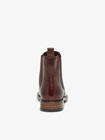 Bianco Chelsea boots in Bruin