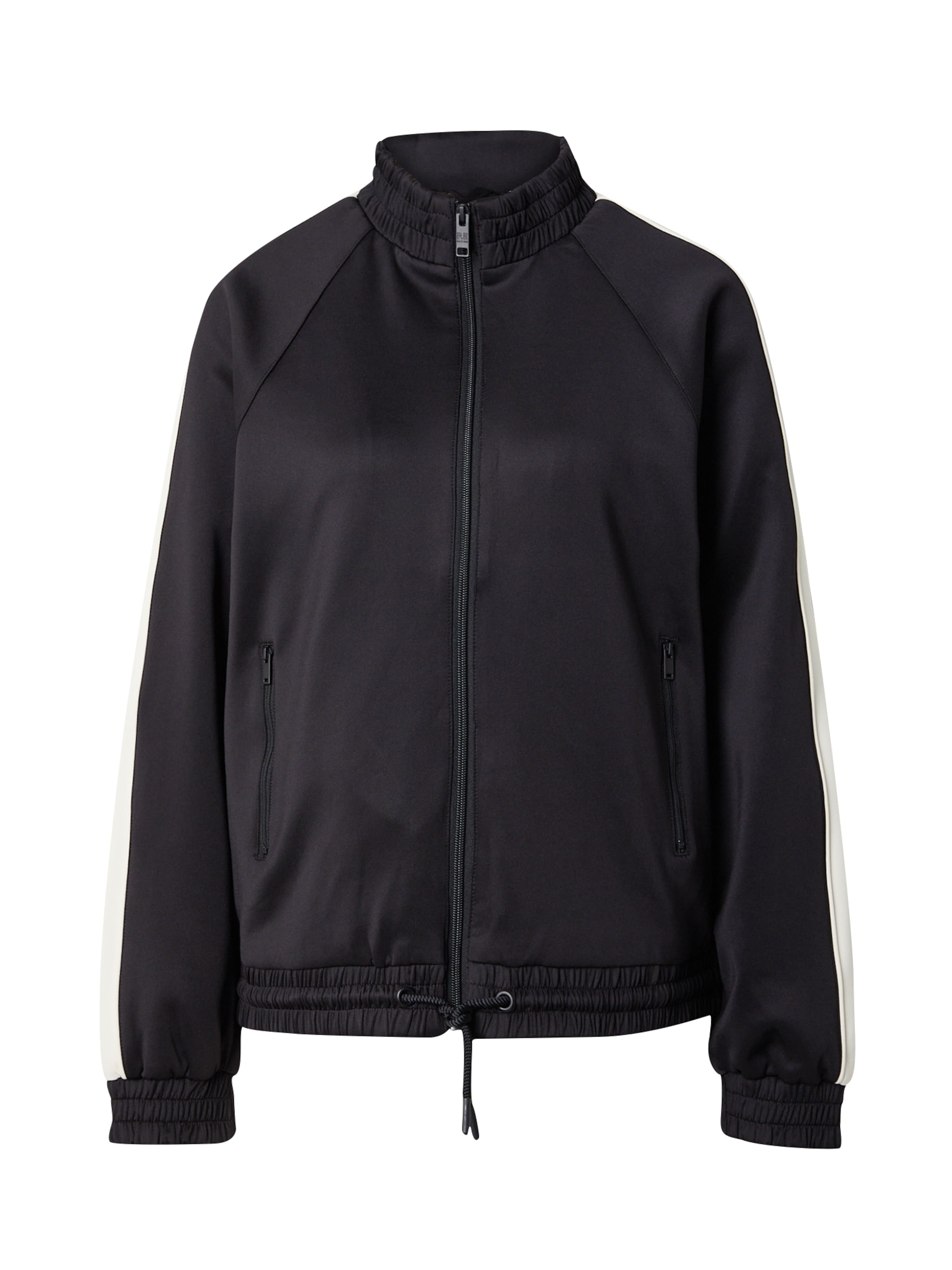 P.E Nation Športová mikina so zipsom - Čierna: predná strana