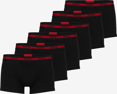 Boxer HUGO di colore rosso chiaro / nero, Visualizzazione prodotti