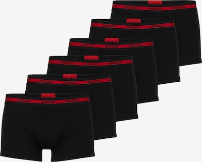 HUGO Red Boxershorts in hellrot / schwarz, Produktansicht