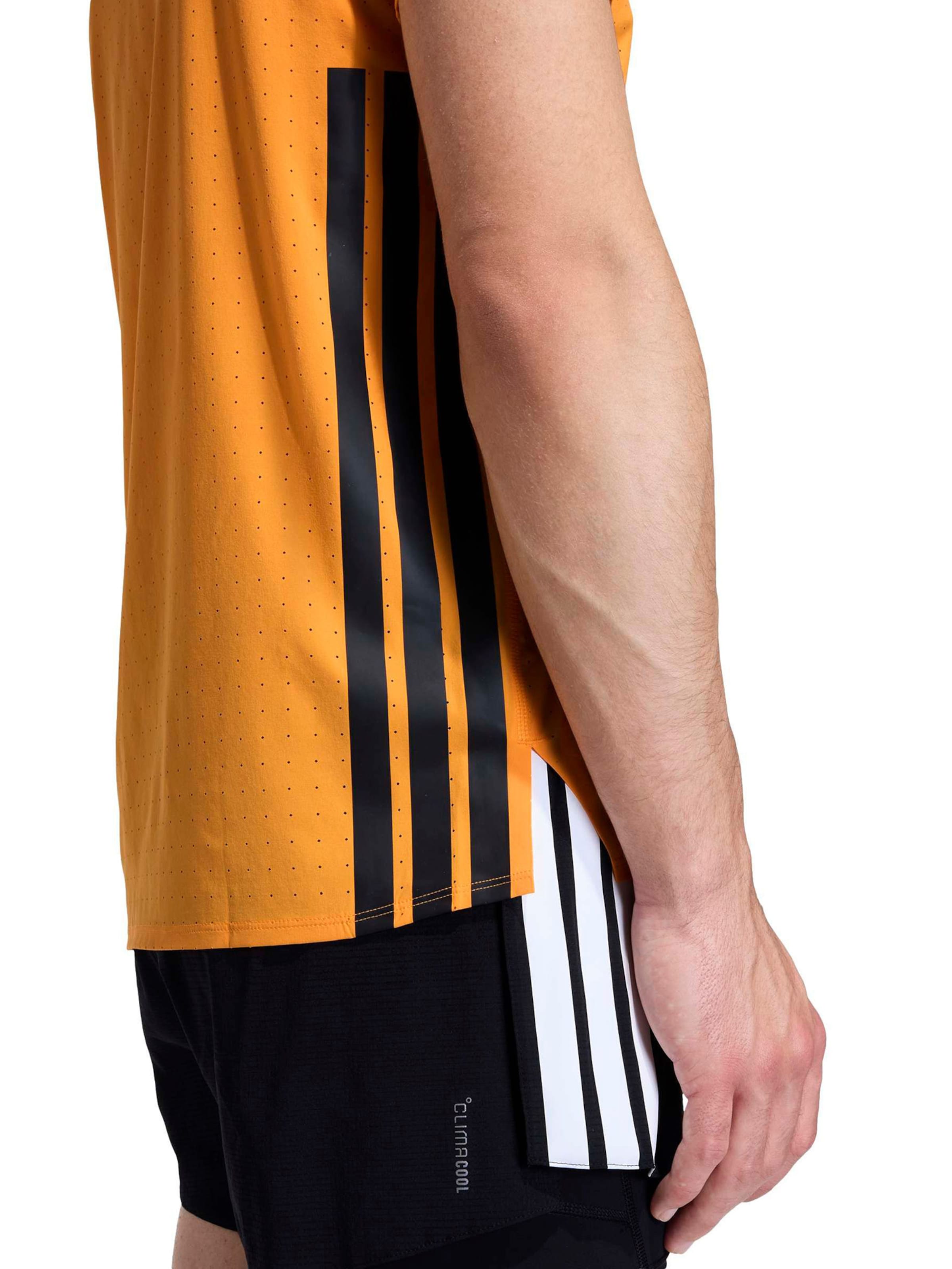 T-Shirt fonctionnel 'ADIZERO' ADIDAS PERFORMANCE en orange