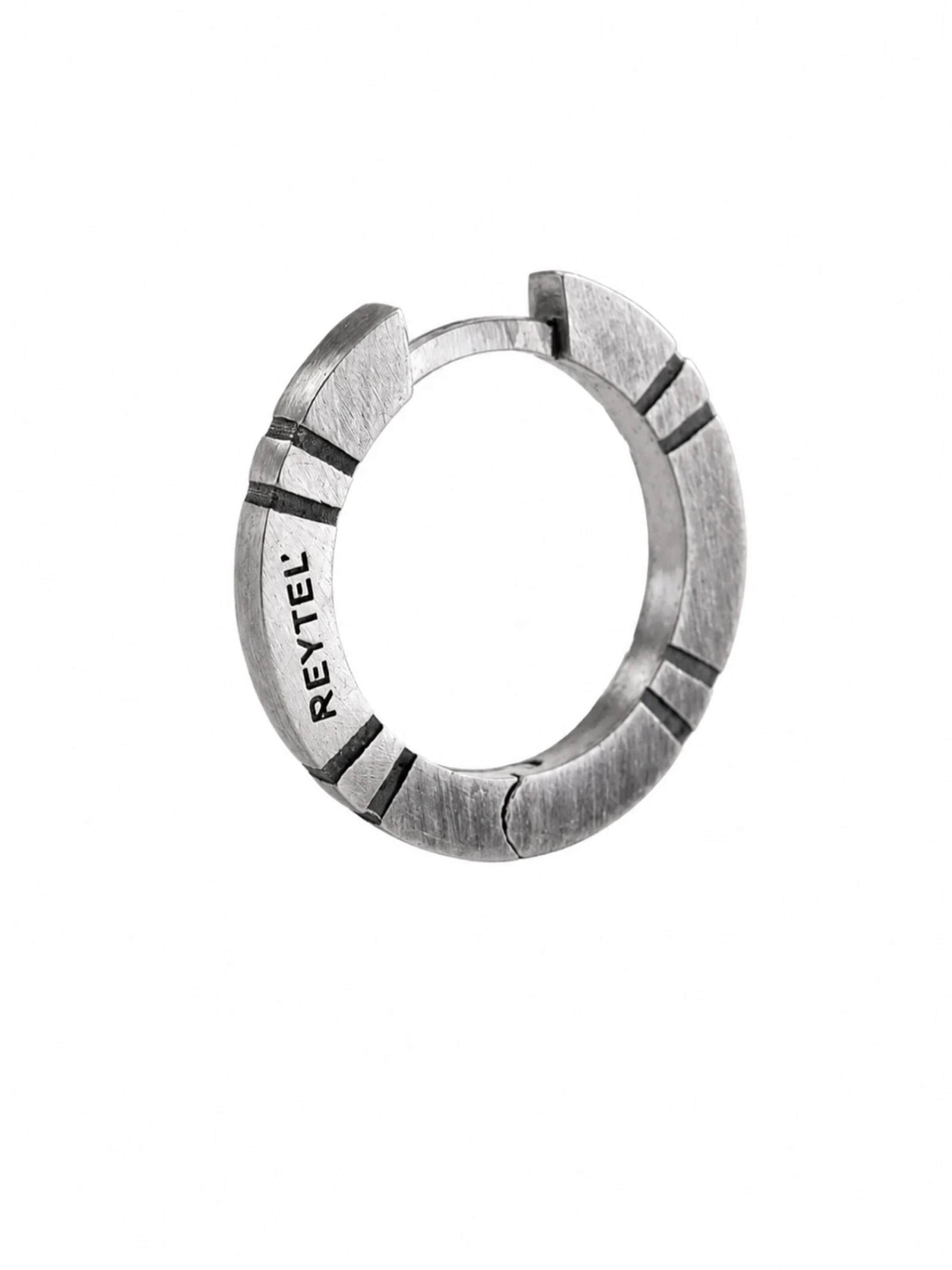 REYTEL - Pendientes en plata: frente