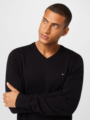 Coupe regular Pull-over TOMMY HILFIGER en noir