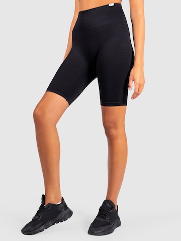 Smilodox Skinny Workout Pants 'Bloom' in Black