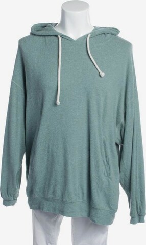 AMERICAN VINTAGE Sweatshirt & Zip-Up Hoodie in S in Green: front