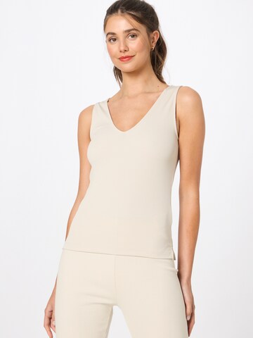 Calvin Klein Top in Beige: front