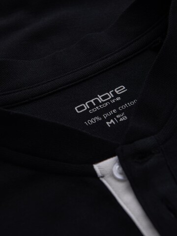 Ombre Shirt in Zwart