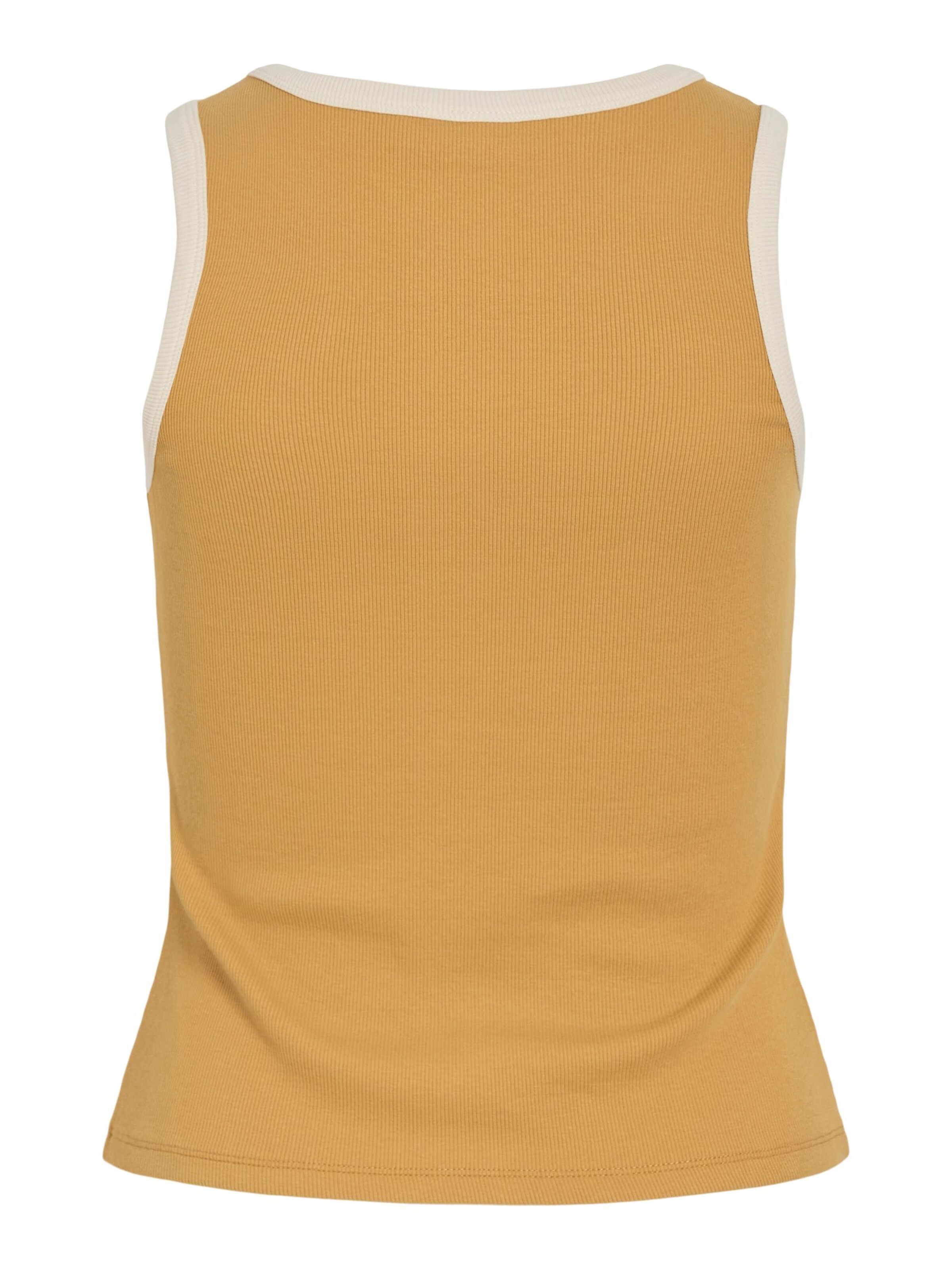 VILA Gebreide top 'VIFriq' in Geel