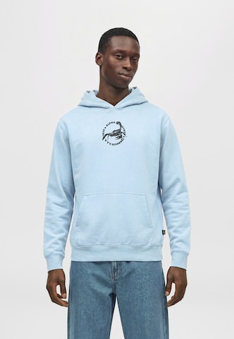 ALPHA INDUSTRIES Sweatshirt 'US Scorpion' in Blue