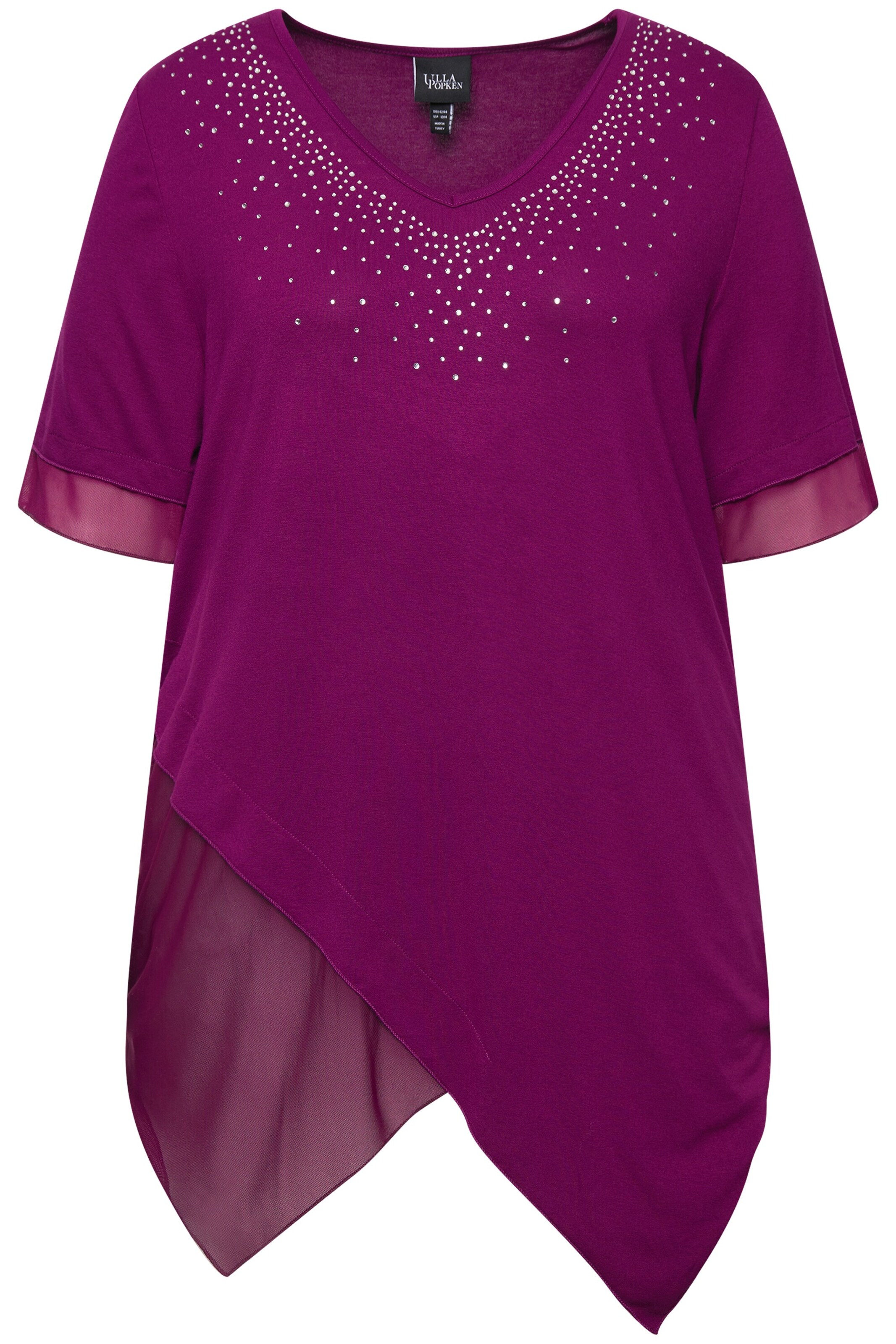 Ulla Popken Bluse in Lila: Vorderseite