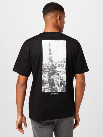 Only & Sons T-Shirt 'FRED' in Schwarz