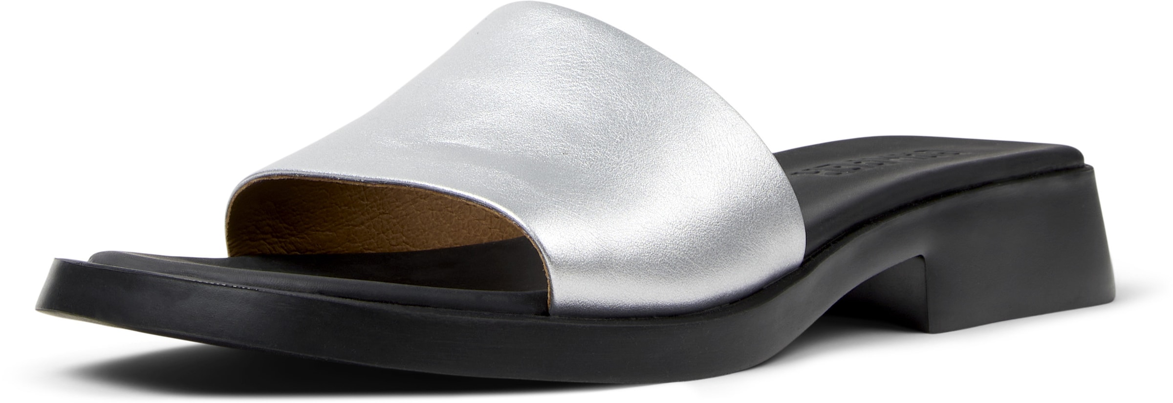 Mule 'Dana' CAMPER en argent : devant