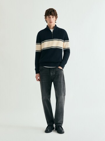 Pull-over Scalpers en bleu : devant