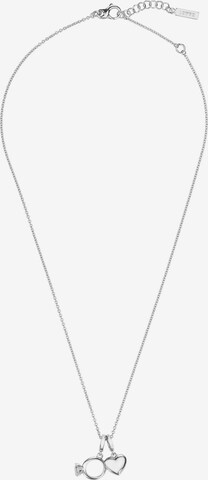 JETTE Necklace ' ' in Silver: front