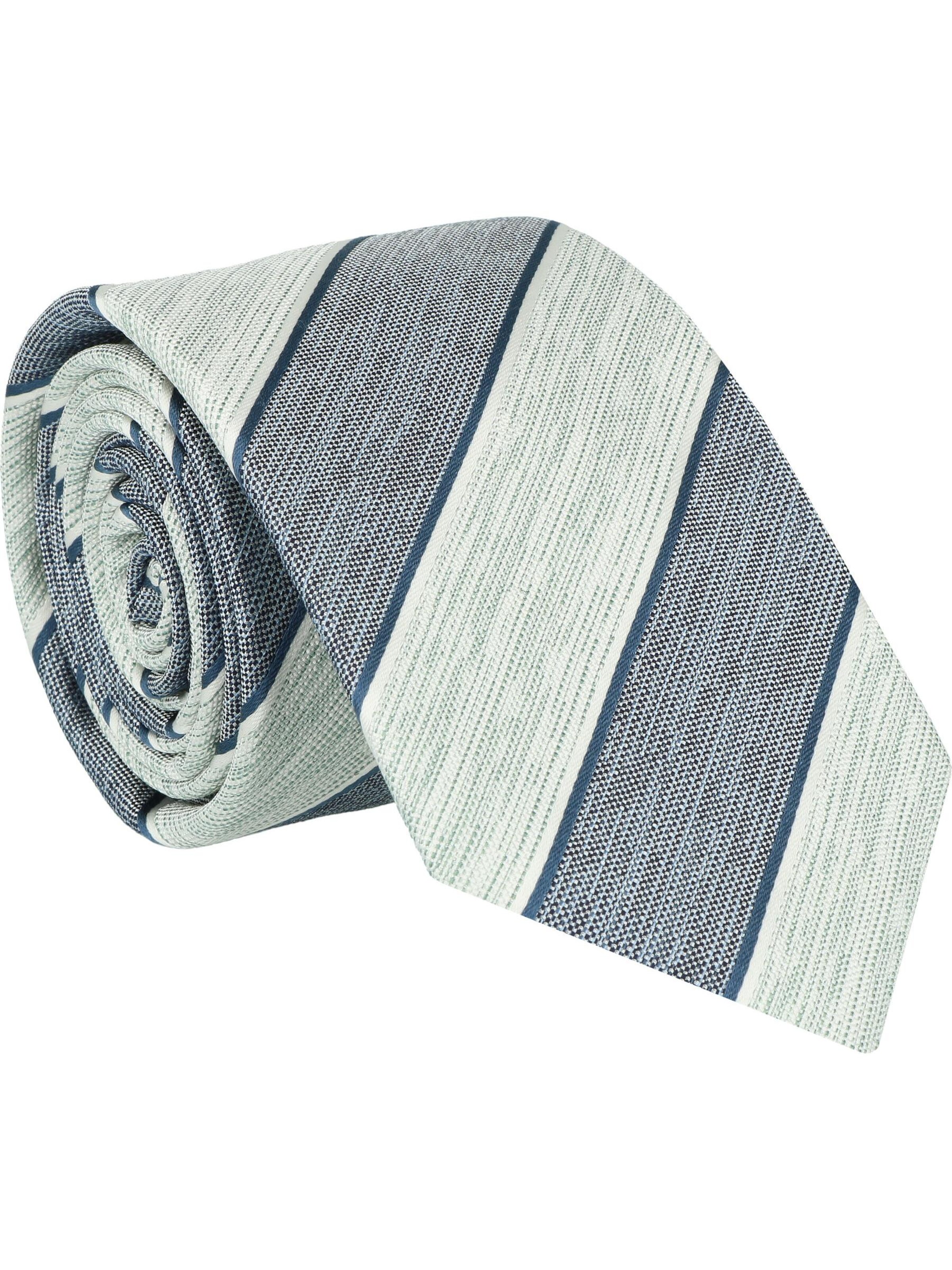 WILLEN Krawatte 'Pastell Blockstreifen'‌‌‌‌‌ in Grün