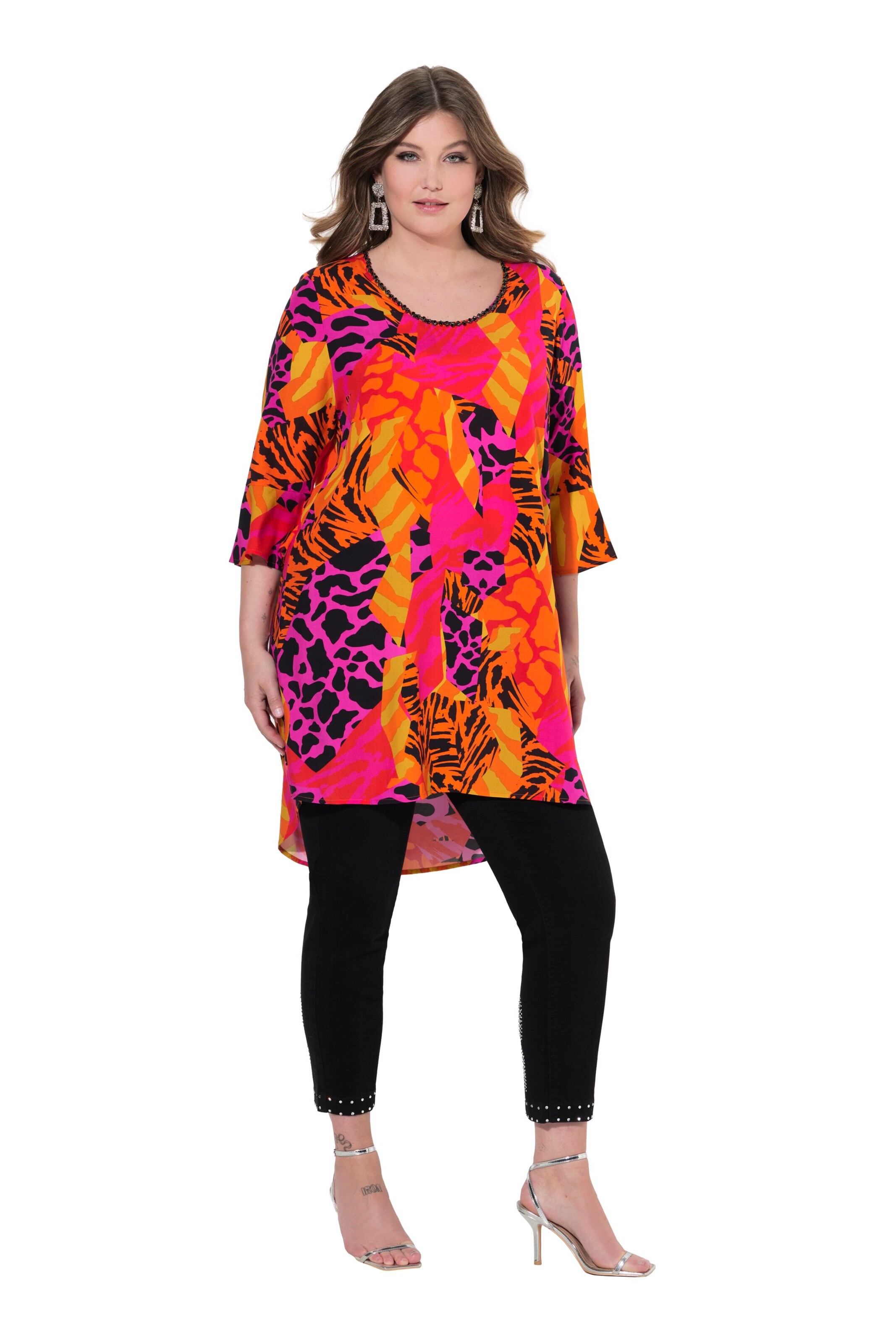 MIAMODA Tunic in Pink: front