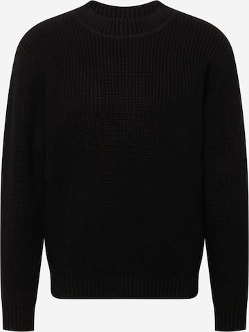 ABOUT YOU Sweater 'Aiden' in Black: front