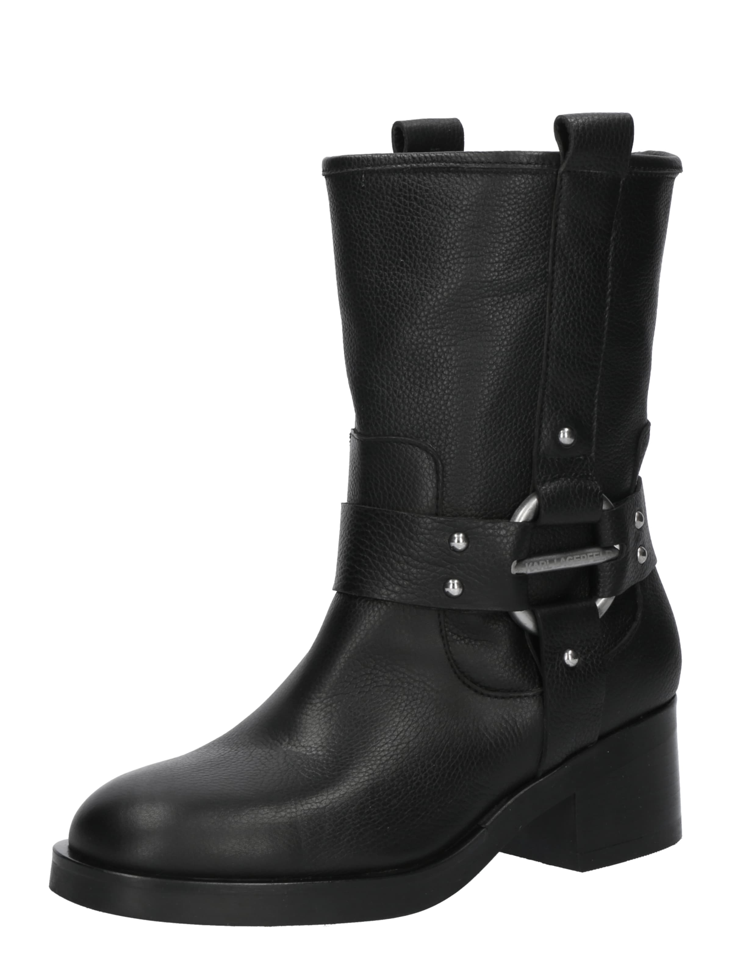 Stivale 'BROOKLYN' di Karl Lagerfeld in nero: frontale