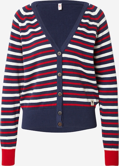 Kardiganas 'Bright Side Of Life' iš Blutsgeschwister, spalva – tamsiai mėlyna / raudona / balta, Prekių apžvalga