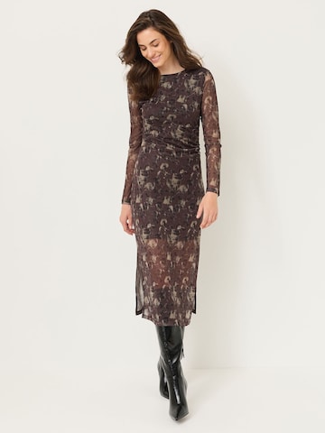 Tamaris Dress in Brown: front