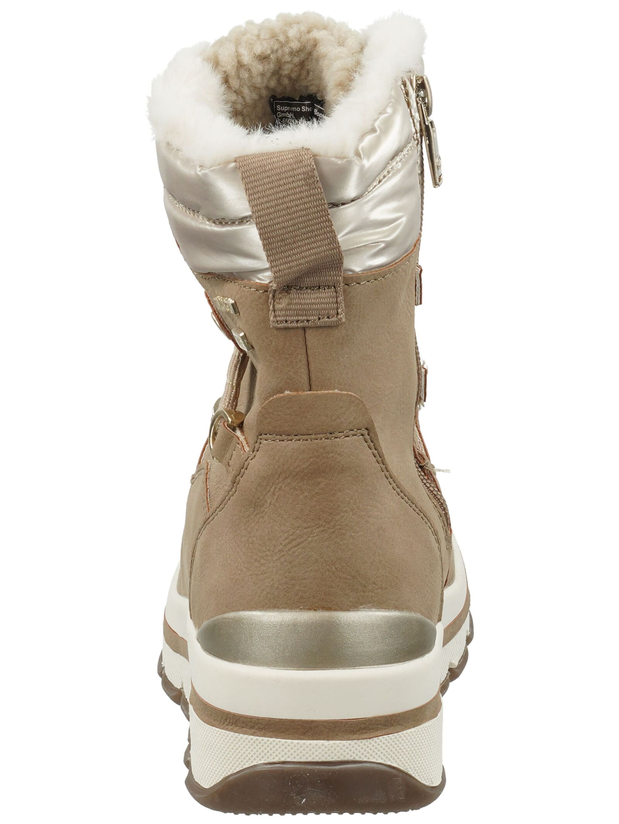 TOM TAILOR Snowboots in Beige