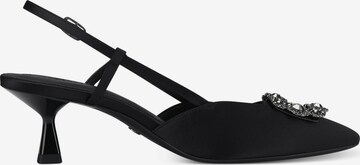 TAMARIS Γόβες slingback σε μαύρο