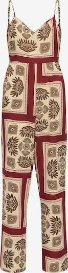ONLY Jumpsuit 'ONLNova' in XS in beige / braun / rot, Produktansicht