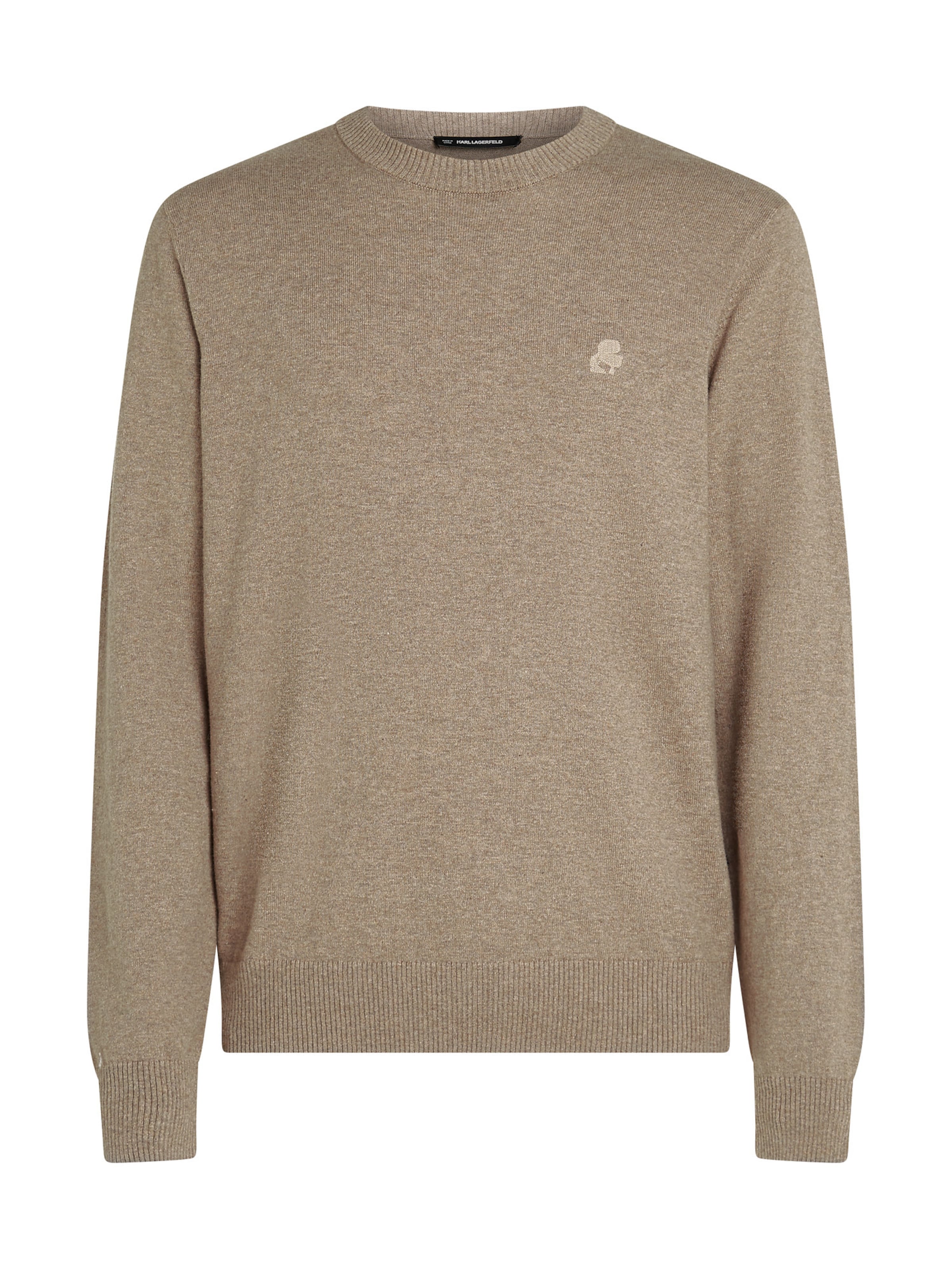 Karl Lagerfeld Πουλόβερ 'Kameo' σε μπεζ: μπροστά