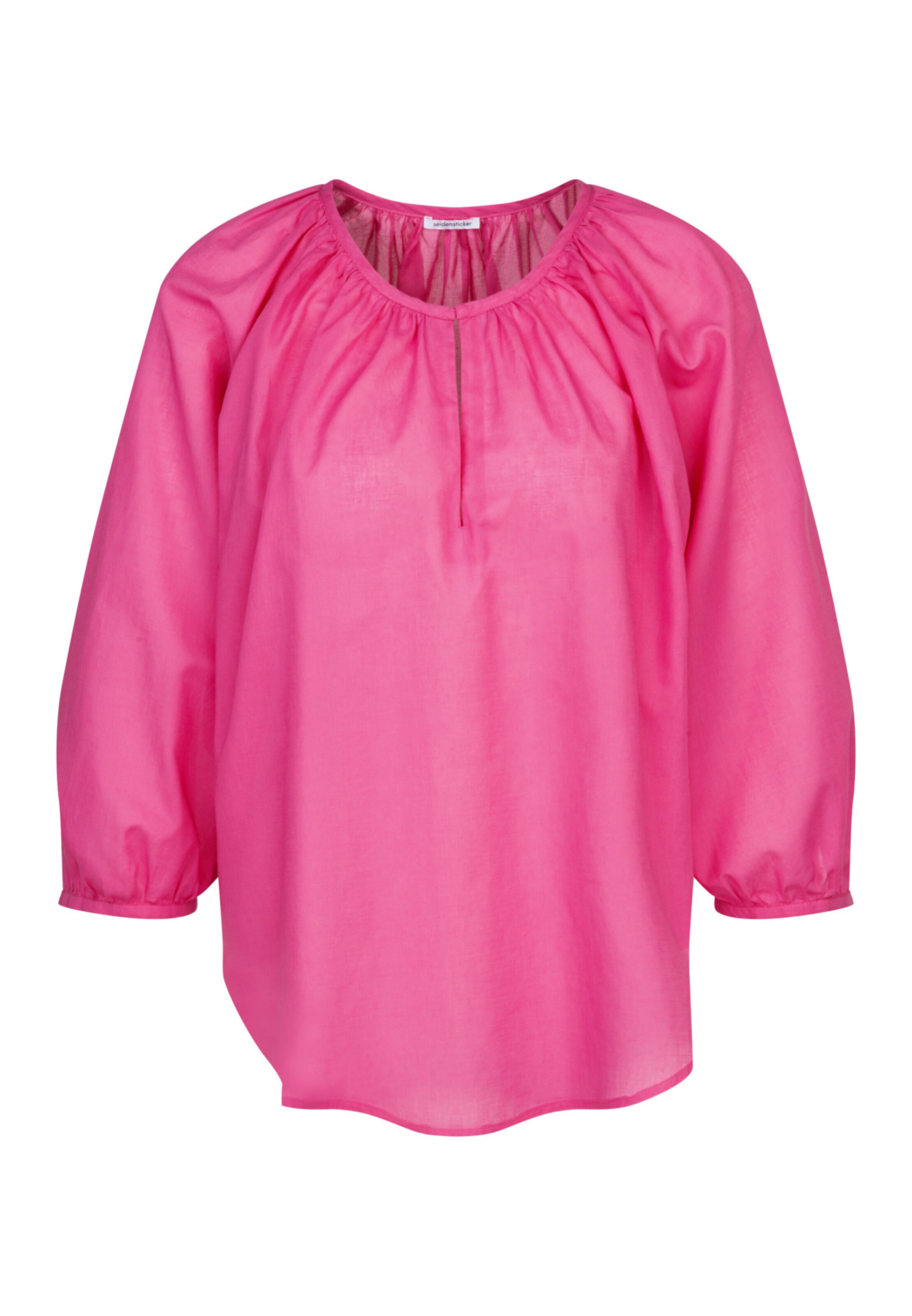 Chemisier 'Schwarze Rose' SEIDENSTICKER en rose : devant